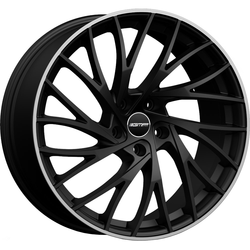 GMP WHEELS ENIGMA ZWART MAT GEPOLIJST 8002000008170